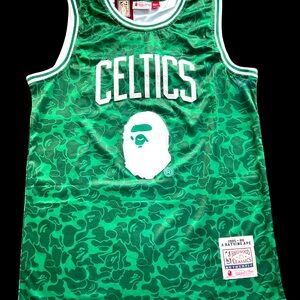 Boston Celtics Bape Men’s Jersey Size XL